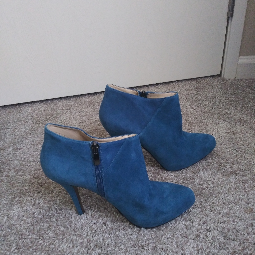 High heel short boots